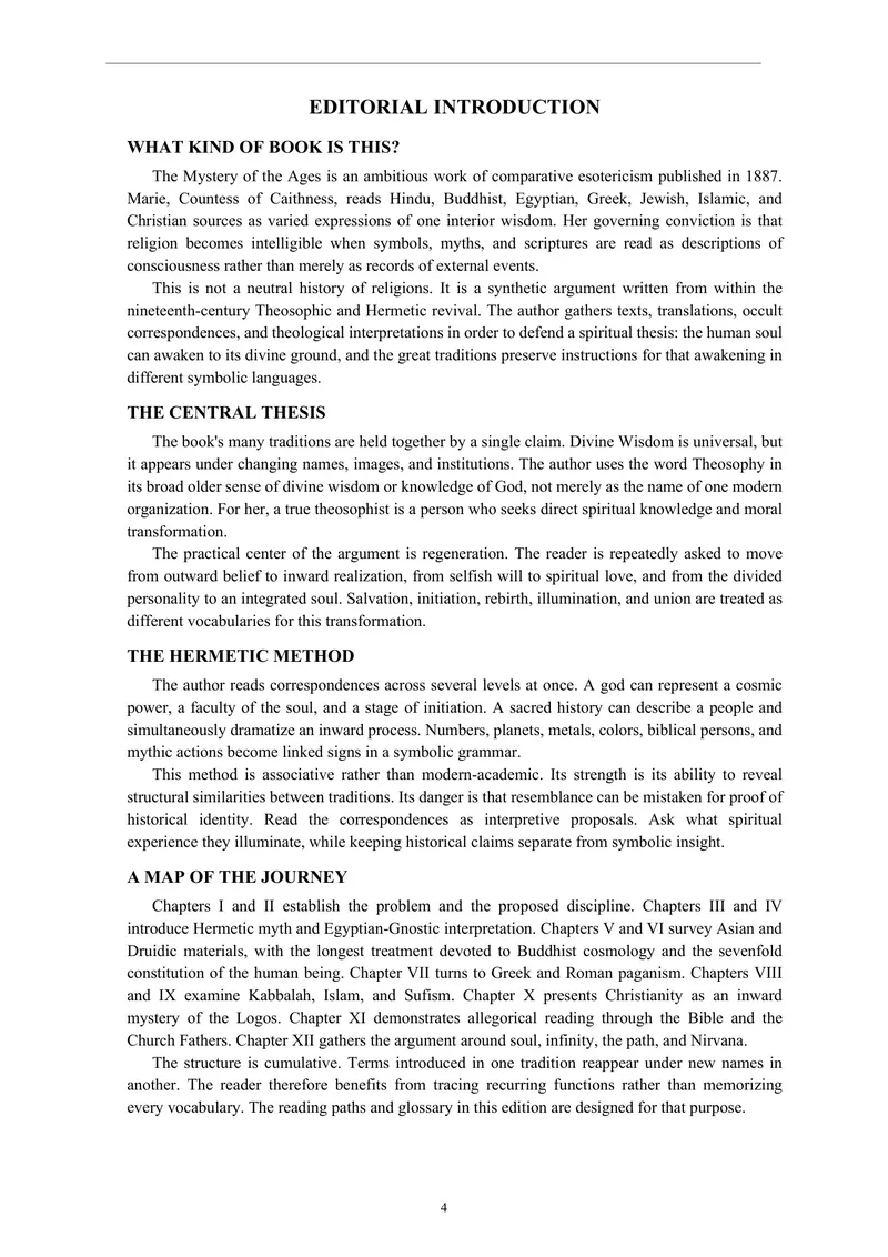 Editorial introduction — The Mystery of the Ages