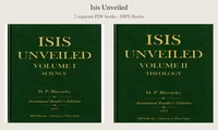 Cover of Isis Unveiled, Volumes I–II — Annotated PDF Bundle