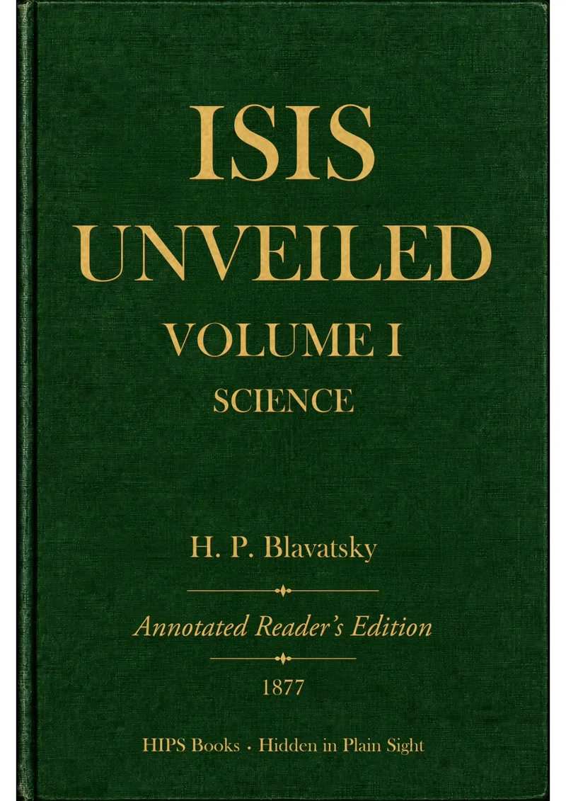Cover of Isis Unveiled, Volume I: Science