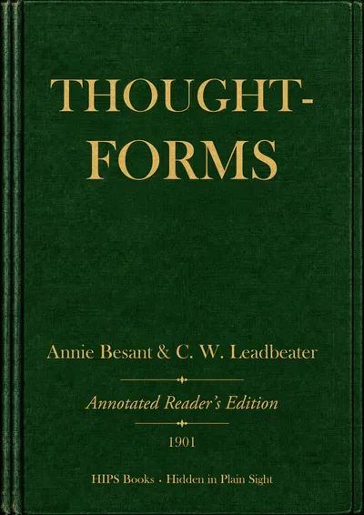 Modern HIPS reader’s edition cover accompanying Thought-Forms Colours: How to Read Its Illustrations