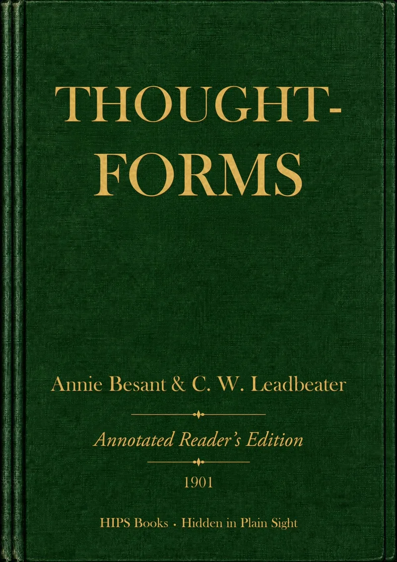 Modern HIPS reader’s edition cover accompanying Thought-Forms Colours: How to Read Its Illustrations