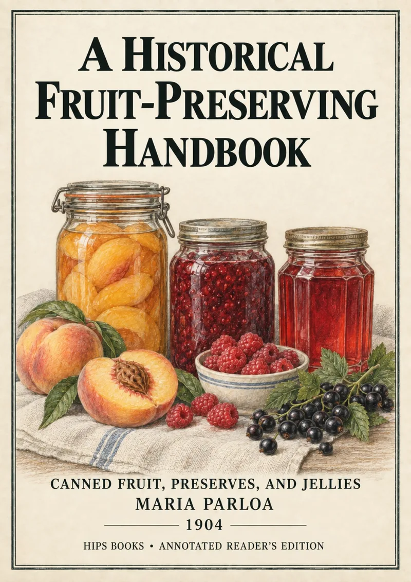 Cover of Maria Parloa’s fruit-preservation book