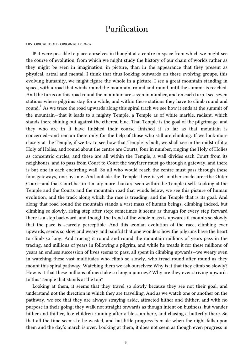 Page 9 of In the Outer Court: Historical text: Purification