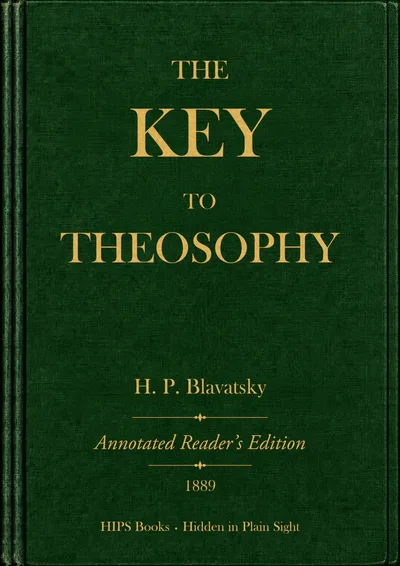 Modern HIPS reader’s edition cover accompanying The Key to Theosophy: Karma and Reincarnation Explained